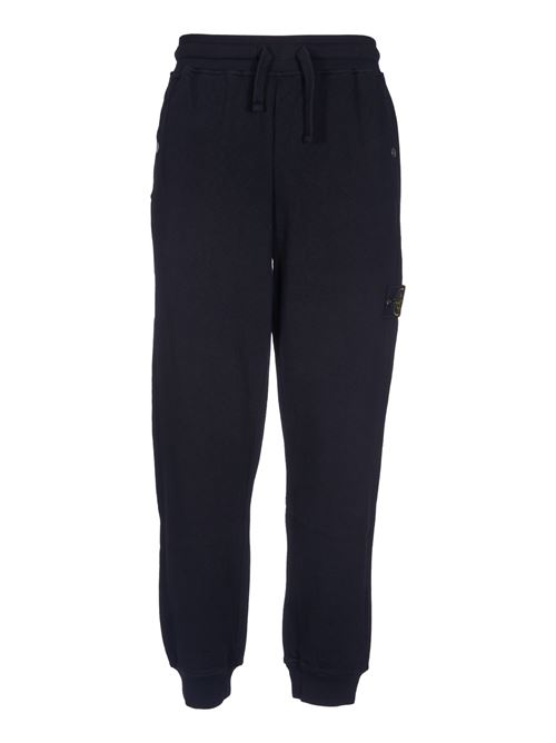 PANTALONE JOGGING IN FELPA STONE ISLAND | 801563260V0029